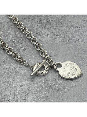 Tiffany & Co Return to Heart Tag Toggle Necklace
